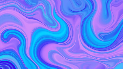 Fototapeta premium Vibrant Abstract PC Wallpaper with Glowing Fractal Patterns (4K Futuristic Gradient Design)