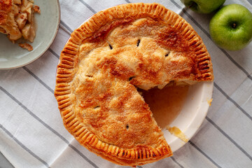 Homemade Apple Pie Ready to Eat