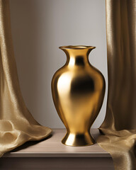 gold pedestal planter, small gold vase, pedestal planter, gold vase, luxury planter, decorative planter, gold flower pot, small pedestal vase, elegant planter, metallic planter, gold decor, home decor