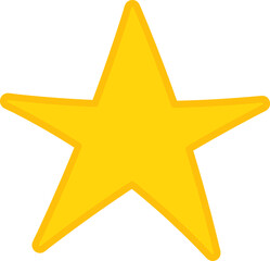 Fototapeta premium Line Art Star Set in Minimalist Style