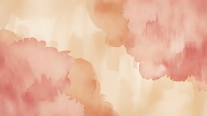 Watercolor background soft vintage with pale beige pink color gradient