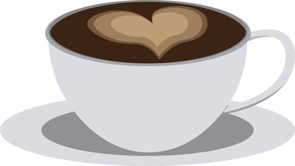 Cute Coffee Cup with Love