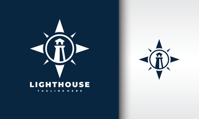Lighthouse Compass Logo
