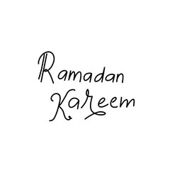 hand drawn ramadan kareem