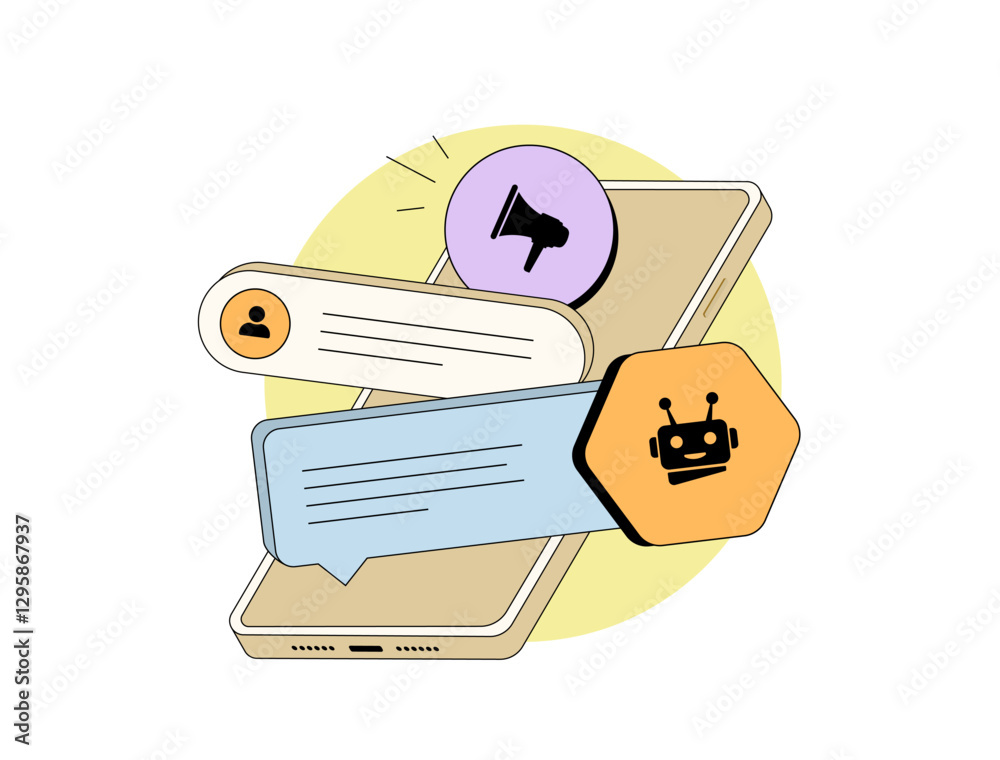 Poster chatbot marketing uses ai chatbots for real-time customer engagement, automating service and enhanci