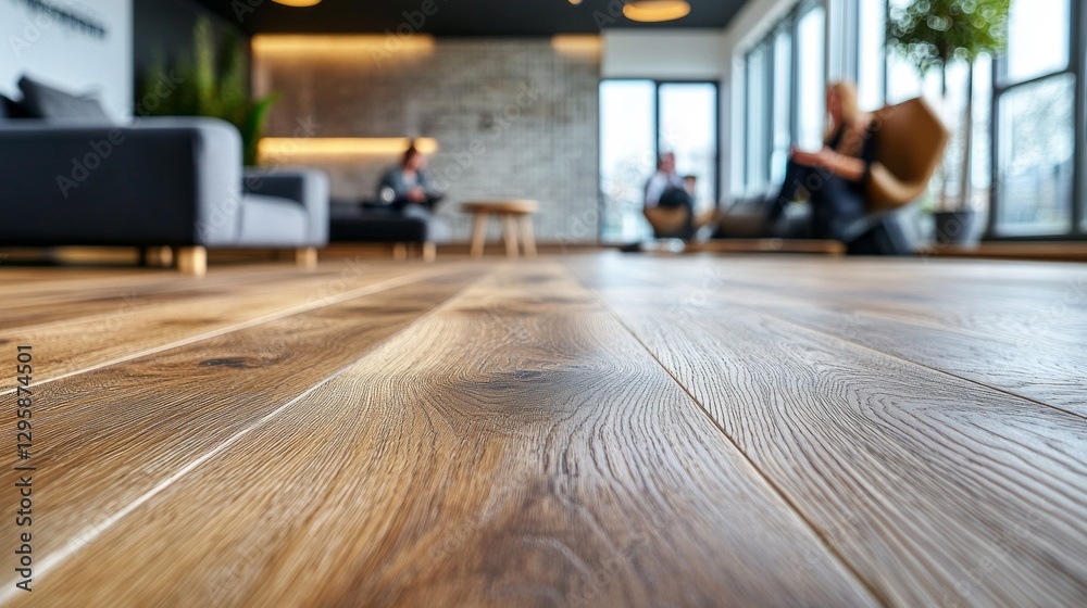 Poster the spacious lounge features elegant wooden flooring and large windows inviting natural light, while