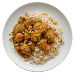 fried rice with chicken