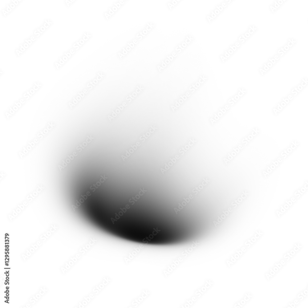 Aufkleber Black grainy gradient shape transparent background noise texture blurred dark header flowing wave backdrop poster banner header cover design