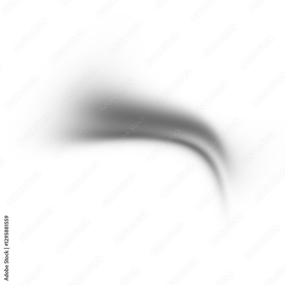 Fototapete black grainy gradient shape transparent background noise texture blurred dark header flowing wave ba