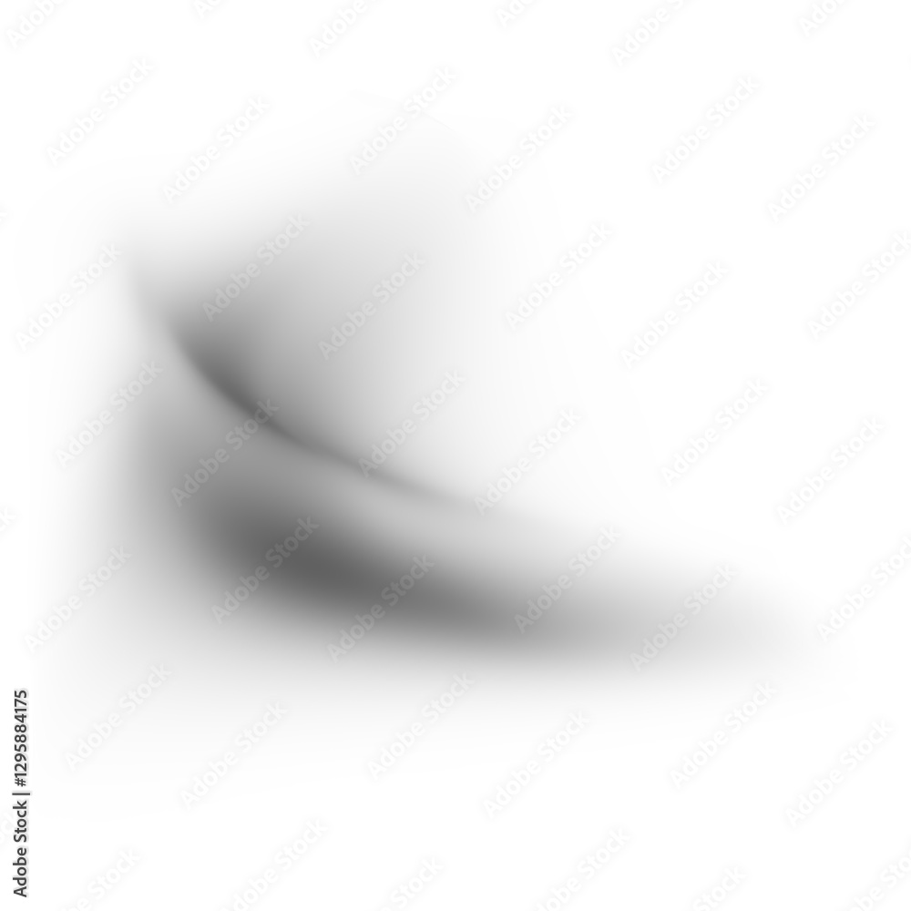 Leinwandbilder black grainy gradient shape transparent background noise texture blurred dark header flowing wave ba