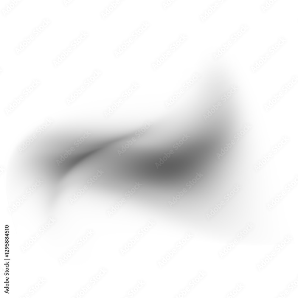 Leinwandbilder black grainy gradient shape transparent background noise texture blurred dark header flowing wave ba