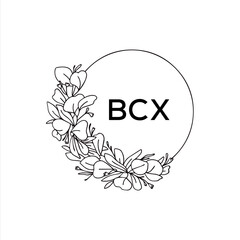 BCX creative initials letter logo concept.