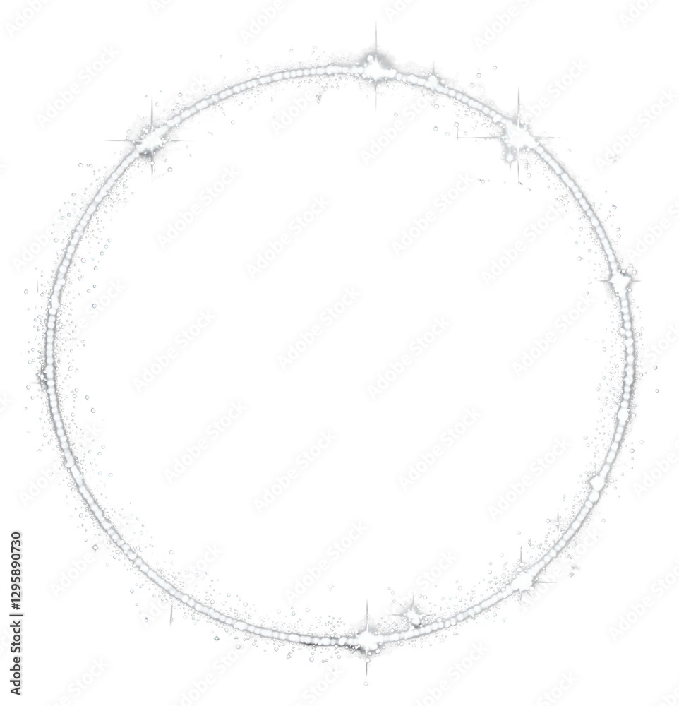 Wall mural png a vector glowing light effect background circle design.