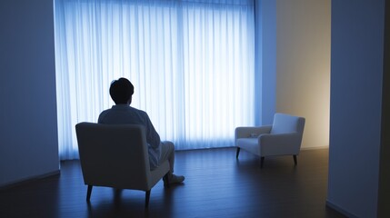 Social psychology explored in a therapy session with a patient. Featuring trust and healing