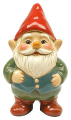PNG Ceramic Gnome character figurine gnome.