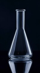 Isolated heat-resistant pp plastic laboratory beaker scientific environment gigapixel hq scale high-quality image