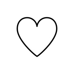 Love or heart illustration icon