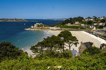 Trestrignel beach, Perros Guirec, Brittany, France
