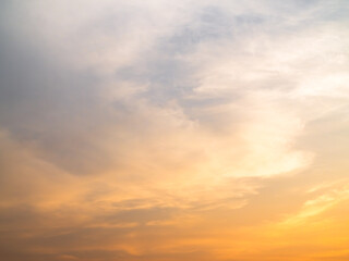 Fototapeta premium Sunset sky evening background gradient nature sunshine.