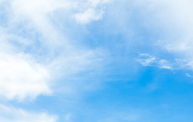 Fototapeta premium Blue sky background cloudy clear abstract nature day sunny light bright clean summer season.