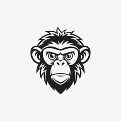 Obraz premium Discover a stylish money face vector silhouette with clean, clear lines and a minimalist white background. Perfect for modern designs, branding, and creative projects.