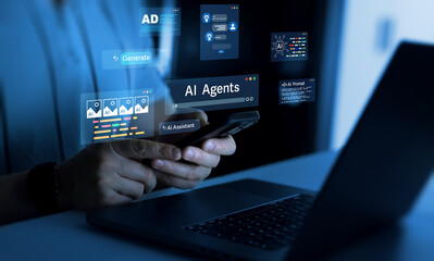 AI Agents and assistants. Ai Content Generator. Interaction with the Ai assistant to solve some...