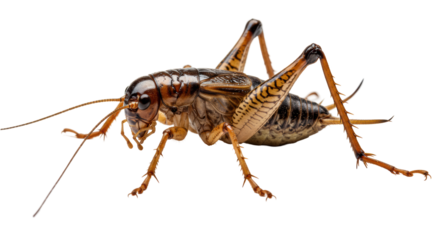 Isolated Field Cricket: A Detailed Look at a Common Insect
