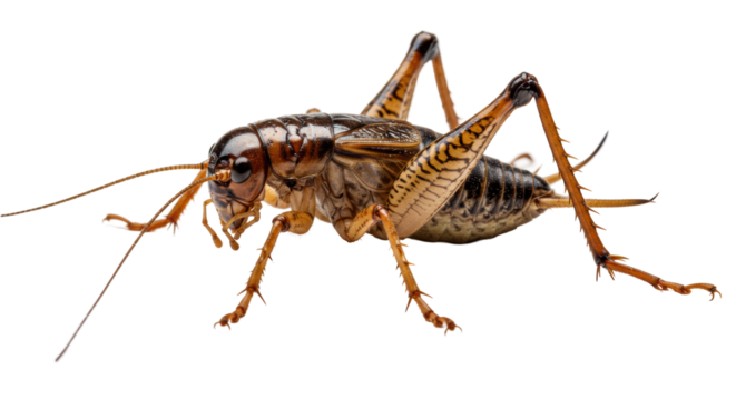 Isolated Field Cricket: A Detailed Look at a Common Insect