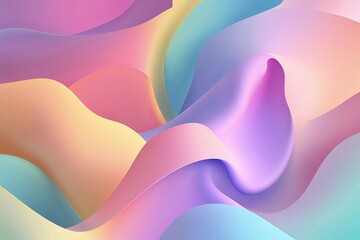 Fototapeta premium Abstract Pastel Background with Bright Colors and Soft Gradient Effect