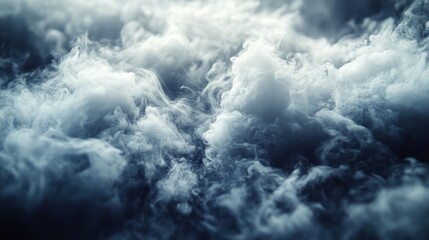 Obraz premium Soft tendrils of fog swirl and weave in the early morning hours, blanketing the ground in a delicate shroud. The tranquil atmosphere invites a sense of peace and wonder