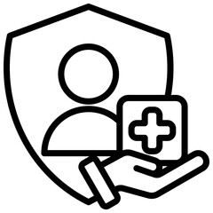 Obraz premium Treatment Outline Icon