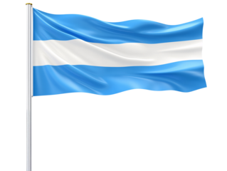 A digitally rendered Honduran flag billowing proudly on a pole, against a dark background.