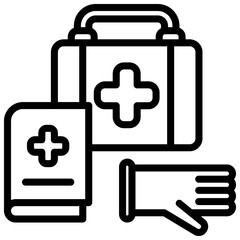 Medical Supplies Outline Icon