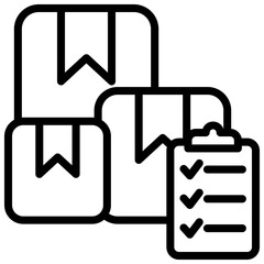 Obraz premium Inventory Outline Icon