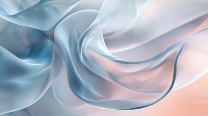 Fototapeta premium Abstract Pastel Fabric Drape