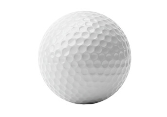 Isolated Single Golf Ball