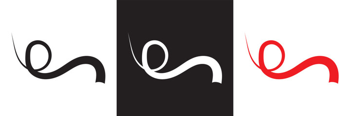 Elegant swirls, decorative flourishes, vintage curves and calligraphic element,  artistic designs for graphic projects, invitations, and tattoos etc. Isolated on white and black background. EPS 10