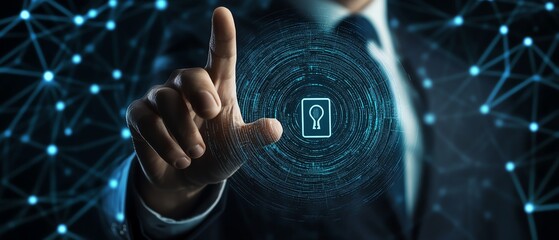 Businessman security verification tools are essential for securing online platforms and protecting business assets.