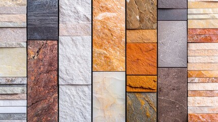 Diverse Collection of Natural Stone Textures for Design Use