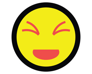 Fototapeta premium emoji icon set. abstract emoji on white background.