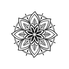 A Simple Mandala With An Elegant Design
