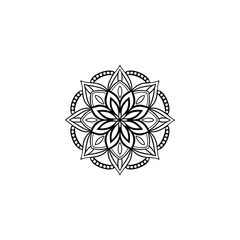 A Simple Mandala With An Elegant Design