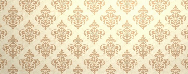 Intricate damask design featuring interlocking diamond shapes in shades of cream and light brown , seamless damask wallpaper, diamond shape, textures