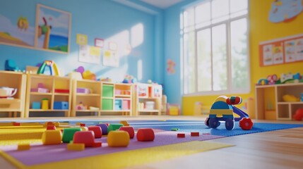 Sunny Classroom Playtime