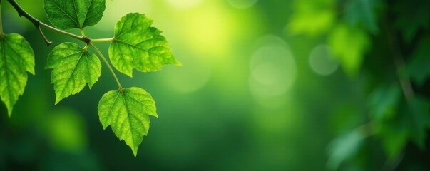 Ivy leaves and stems suspended in mid-air, showcasing their natural beauty , abstract, ivy, leaf