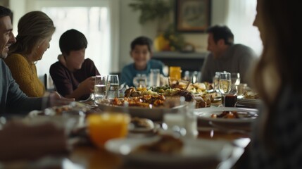 Social psychology in a family gathering. Featuring emotional connection and shared experiences