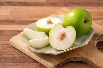 Fresh juicy delicious Taiwanese Milk Indian Jujube fruit.