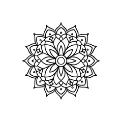 A Simple Mandala With An Elegant Design