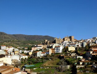 City panorama Guadalupe, Extremadura - Spain