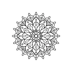 A Simple Mandala With An Elegant Design